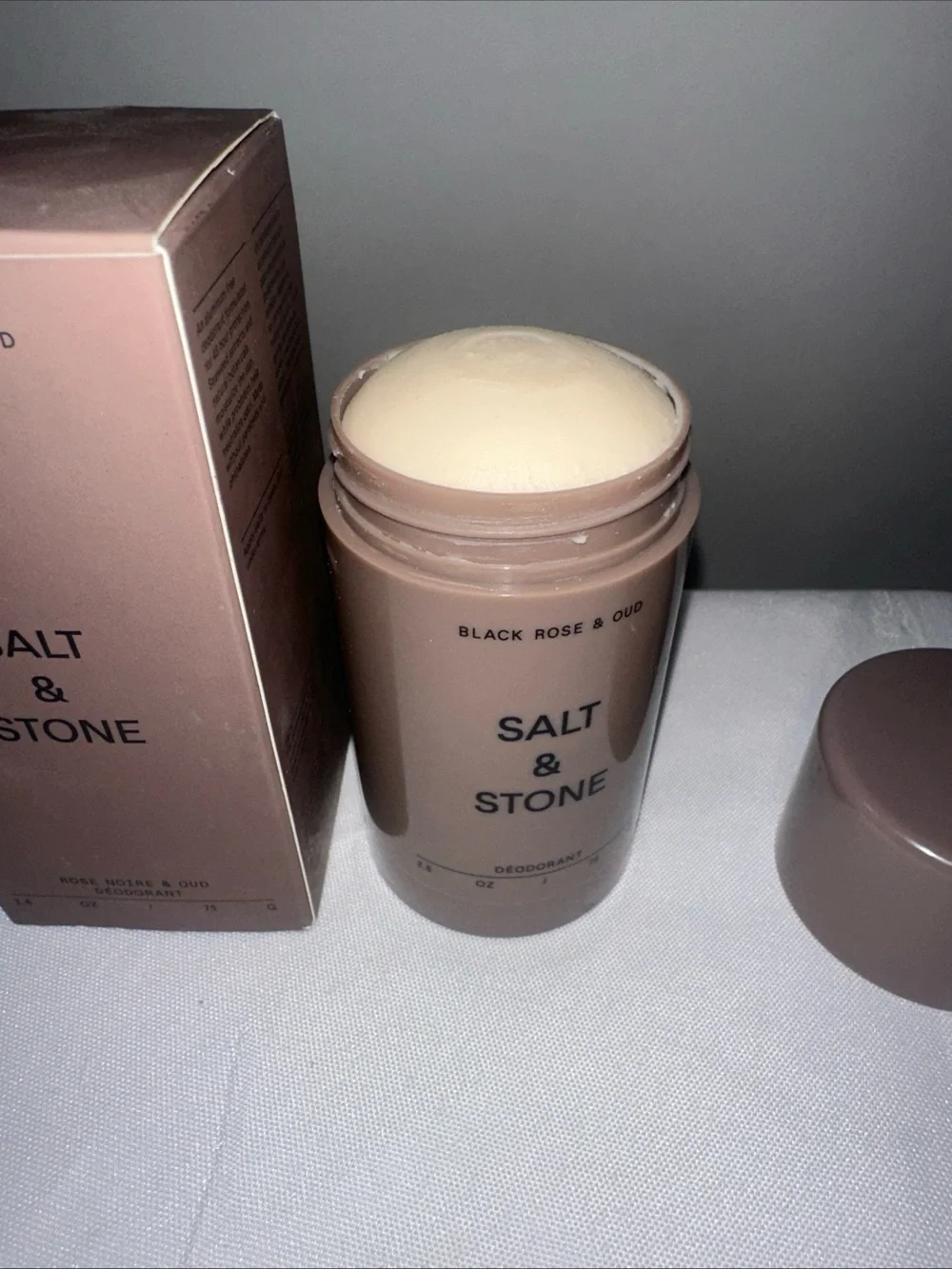 Salt & Stone Black Rose & Oud Deodorant Full Size 2.6 Oz